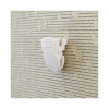 Wall Clips For Fabric Panels, 40 Sheet Capacity, White, 50/Box