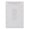 Clear Id Card Holder, Horizontal, Clear 2.31" x 3.69" Holder, 2.13" x 3.38" Insert, 25/Pack