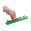 6-Sheet Trident Binder Punch, Three-Hole, 1/4" Holes, Assorted Colors