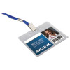Sicurix Vinyl Badge Holder, 4 X 3, Clear, 50/Pack