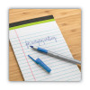 Round Stic Grip Xtra Comfort Ballpoint Pen, Easy-Glide System, Stick, Medium 1.2 Mm, Blue Ink, Gray/Blue Barrel, Dozen