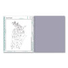 Rue Du Flore Monthly Planner, Floral Artwork, 10 x 8, Jade/Lavender Cover, 12-Month (Jan To Dec): 2026