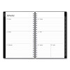 Enterprise Weekly/Monthly Planner, 8 x 5, Black Cover, 12-Month (Jan To Dec): 2026