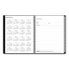 Enterprise Academic Weekly/Monthly Planner, 11 x 8.5, Black Cover, 12-Month (July To June): 2025 To 2026