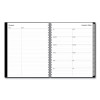Enterprise Academic Weekly/Monthly Planner, 11 x 8.5, Black Cover, 12-Month (July To June): 2025 To 2026