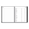 Enterprise Academic Weekly/Monthly Planner, 11 x 8.5, Black Cover, 12-Month (July To June): 2025 To 2026