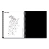Enterprise Academic Weekly/Monthly Planner, 11 x 8.5, Black Cover, 12-Month (July To June): 2025 To 2026