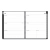 Enterprise Academic Weekly/Monthly Planner, 11 x 8.5, Black Cover, 12-Month (July To June): 2025 To 2026