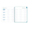 Ditsy Dapple Light Cyo Cover Weekly/Monthly Lesson Planner, 9 Classes, 11 x 8.5 Sheets, 12-Month (July To June), 2025 To 2026