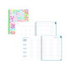 Ditsy Dapple Light Cyo Cover Weekly/Monthly Lesson Planner, 9 Classes, 11 x 8.5 Sheets, 12-Month (July To June), 2025 To 2026