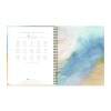 One Tree Planted Andreo Weekly/Monthly Planner, Abstract Artwork, 11" x 8.5", Blue/Sand/Green Cover, 12-Month (Jan-Dec): 2026