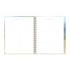 One Tree Planted Andreo Weekly/Monthly Planner, Abstract Artwork, 11" x 8.5", Blue/Sand/Green Cover, 12-Month (Jan-Dec): 2026