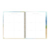 One Tree Planted Andreo Weekly/Monthly Planner, Abstract Artwork, 11" x 8.5", Blue/Sand/Green Cover, 12-Month (Jan-Dec): 2026