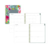 Sophie Frosted Weekly/Monthly Planner, Floral Artwork, 11 x 8.5, Multicolor Cover, 12-Month (Jan To Dec): 2026