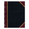 Account Record Book, Record-Style Rule, Black/Maroon/Gold Cover, 9.25 X 7.31 Sheets, 150 Sheets/Book