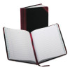 Account Record Book, Record-Style Rule, Black/Maroon/Gold Cover, 9.25 X 7.31 Sheets, 150 Sheets/Book