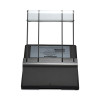 130-Sheet Xtreme Duty Adjustable Two- To Three-Hole Punch, 9/32" Holes, Black/Silver