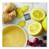 Steep Cafe Organic Herbal Tea, Lemon Ginger, 50 Bags/Carton
