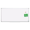 Earth Silver Easy Clean Magnetic Dry Erase Boards, 96" x 48", White Surface, Satin Aluminum Frame