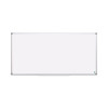 Earth Silver Easy Clean Magnetic Dry Erase Boards, 96" x 48", White Surface, Satin Aluminum Frame