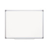 Earth Silver Easy Clean Dry Erase Boards, 36" x 24", White Surface, Satin Aluminum Frame