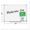 Earth Silver Easy Clean Dry Erase Boards, 48" x 36", White Surface, Satin Aluminum Frame