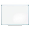 Earth Silver Easy Clean Dry Erase Boards, 48" x 36", White Surface, Satin Aluminum Frame