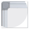 Earth Silver Easy Clean Dry Erase Boards, 96" x 48", White Surface, Satin Aluminum Frame