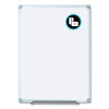Earth Silver Easy Clean Dry Erase Boards, 96" x 48", White Surface, Satin Aluminum Frame