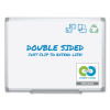 Earth Silver Easy Clean Dry Erase Boards, 96" x 48", White Surface, Satin Aluminum Frame