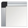 Value Melamine Dry Erase Board, 48" x 96", White Surface, Satin Aluminum Frame