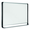 Gold Ultra Magnetic Dry Erase Boards, 72" x 48", White Surface, Black/Satin Aluminum Frame