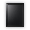 Kamashi Chalk Board, 36" x 24", Black Surface, Black Wood Frame