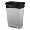 Low-Density Waste Can Liners, 23 Gal, 0.9 Mil, 28" x 45", Black, Perforated Roll, 25 Bags/Roll, 8 Rolls/Carton