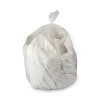 High-Density Can Liners, 33 Gal, 13 Mic, 33" x 39", Natural, Perforated Roll, 25 Bags/Roll, 10 Rolls/Carton