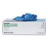 395 Series Disposable General-Purpose Nitrile Gloves, Powder-Free, Large, 5 Mil Thick, 9.5" Long, Blue, 100/Box, 10 Boxes/Ct