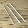 Wrapped Giant Straws, 10.25", Polypropylene, Red/White Striped, 300/Pack, 4 Packs/Carton
