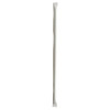 Wrapped Jumbo Straws, 10.25", Polypropylene, Clear, 500/Pack, 4 Packs/Carton