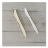 Mediumweight Wrapped Polypropylene Cutlery, Knife, 5.86", Plastic, White, 1,000/Carton