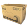 Mediumweight Wrapped Polypropylene Cutlery, Knife, 5.86", Plastic, White, 1,000/Carton