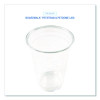 Clear Plastic Pet Cups, 14 Oz, 50/Bag, 20 Bags/Carton
