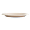 Molded Fiber Pfas-Free Dinnerware, Plate, Sugarcane, 9" Dia, Tan, 500/Carton