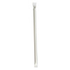 Wrapped Jumbo Paper Straws, 7.75", Paper, White, 320/Pack, 4 Packs/Carton