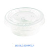 Souffle/Portion Cups, 1.5 Oz, Plastic, Translucent, 2,500/Carton