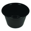 Souffle/Portion Cups, 4 Oz, Plastic, Black, 2,500/Carton
