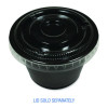 Souffle/Portion Cups, 4 Oz, Plastic, Black, 2,500/Carton