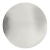 Round Aluminum To-Go Container Lids, Flat Lid, 9" Diameter, Silver, Paper, 500/Carton