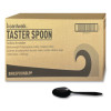 Mediumweight Polypropylene Cutlery, Spoon, Plastic, Black, 1,000/Carton