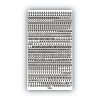 Press-On Vinyl Self-Adhesive Numbers And Uppercase Letters, 0.25" Tall, Black Characters, 610/Pack