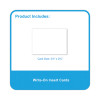 Self-Adhesive Labeling Pockets, Top Load, 3.75 x 3, Clear, 25/Pack